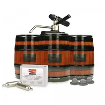 ich-zapfe Starterpaket Brewferm Kleine bierfässer, Partyfässer - mit Party Star Deluxe