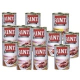 Rinti Kennerfleisch Hundefutter Mix Paket 12 x 400g Dose