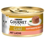 GOURMET Gold Raffiniertes Ragout 12x85g Lachs