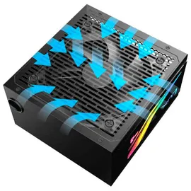 AeroCool Lux RGB 550W - Modulares RGB Netzteil, 80Plus Bronze 230V