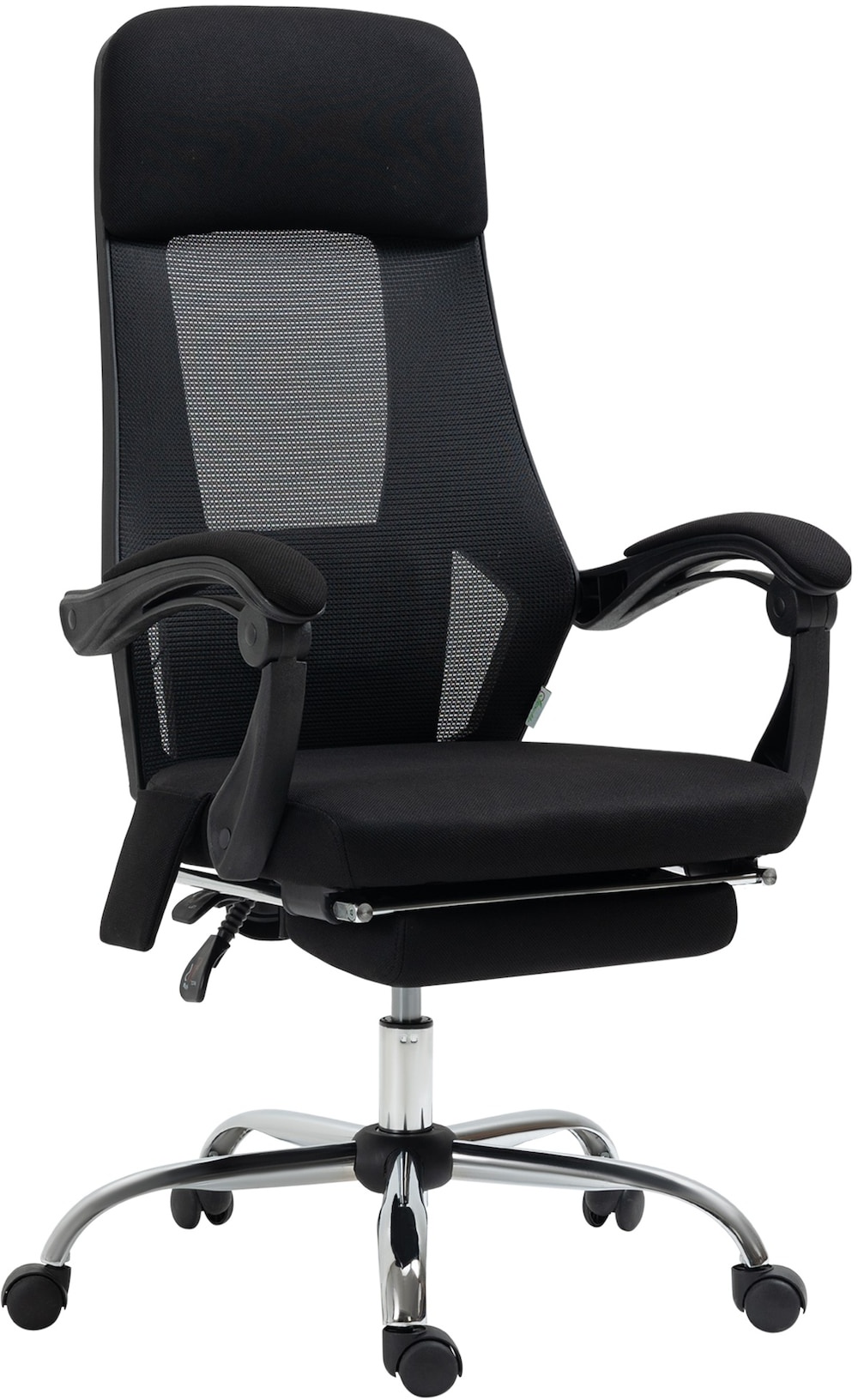 Vinsetto Bürostuhl mit Massagefunktion schwarz 60L x 57B x 115-123H cm