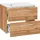 WELLTIME Waschbeckenunterschrank Soria 60 x 14 x 48 cm Eichefarben