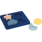 Small Foot Company Silikon Setzpuzzle mehrfarbig