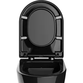 Bernstein WC-Sitz U1002 Schwarz mit LED-Beleuchtung