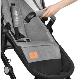 lionelo BIANKA Kinderwagen 3 in 1 bis 22 kg Babywanne Autositz Zusammenlegbar, Reise-System, Einstellung der Rückenlehne, Räder 360o Stoßdämpfer, Verdeck XXL