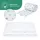 Waldin Babybett Kinderbett 7in1 mit Matratze,