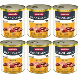 ANIMONDA GranCarno Adult Dog Geschmack: Schweinefleisch + Truthahn 6x800g