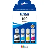 Epson 102 EcoTank-Tintenflasche CMYK