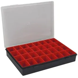 Tayg Sortimentskasten Kunststoff 330 mm x 247 mm x 54 mm Schwarz/Rot