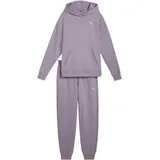 Puma Damen Loungewear Suit Fl Trainingsanzug, Pale Plum Purple, XL