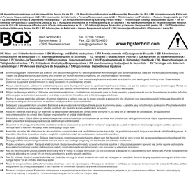 BGS Akku-LED-Arbeitsleuchte klappbar 18 V ohne Akku