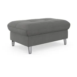 sit&more Stauraumhocker »Maggiore« mit Stauraum und modernen Metallbeinen grau
