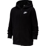 Nike NSW CLUB Sweatjacke Jungen, schwarz, 122/128