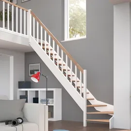 DOLLE Raumspartreppe Paris 318 cm Holz Weiß