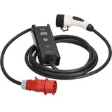 as - Schwabe as-Schwabe Elektroauto-Ladekabel 65151, 5 m, CEE-Stecker zu Typ 2, mit Ladegerät, 16 A, 11 kW