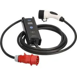 as - Schwabe as-Schwabe Elektroauto-Ladekabel 65151, 5 m, CEE-Stecker zu Typ 2, mit Ladegerät, 16 A, 11 kW