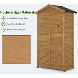MCombo Gartenschrank 57 x 109 x 180 cm Natur