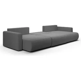 petits-meubles U-sofa 4-sitzig umbaubar Truhe Evy Grau