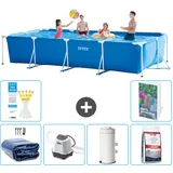 Rechteckiger Frame Pool - 450x220x84 Cm - 7-teilig  S155