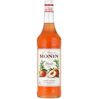 Monin Sirup Pfirsich - Aromatische Ergänzung für Cocktails und Desserts - Erfrischender Genuss mit natürlichem Pfirsichgeschmack