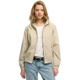 Superdry Hooded Washed Twill Jacke Damen Beige S