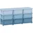 Homcom Schubladenschrank Kunststoff 113 x 37 x 56,5 cm blau 9 Schubladen