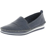 Andrea Conti Damen Leder Slipper 1889601, Größe:38 EU, Farbe:Blau - 38 EU