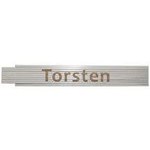 Heka Zollstock Torsten 2 m, weiß