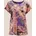 Jerseyshirt in ultraviolett multicolor Gr 48