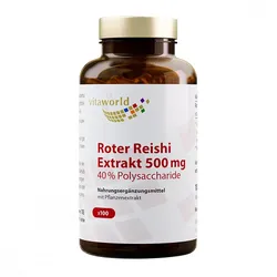 Roter Reishi Extrakt 500 mg 40% Polysacchar.kaps.