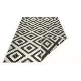 NORTHRUGS Malta Wendeteppich 120 x 170 cm schwarz/creme