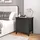Costway Nachtschrank 60 x 45 x 66 cm Schwarz