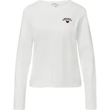 s.Oliver Verkürztes Longsleeve mit Stickerei-Detail - 36