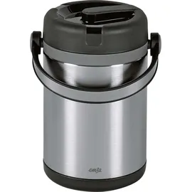 Emsa Mobility Speisegefäß edelstahl/schwarz 1,7 l