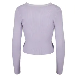 URBAN CLASSICS Knit Strickjacke Lilac XL