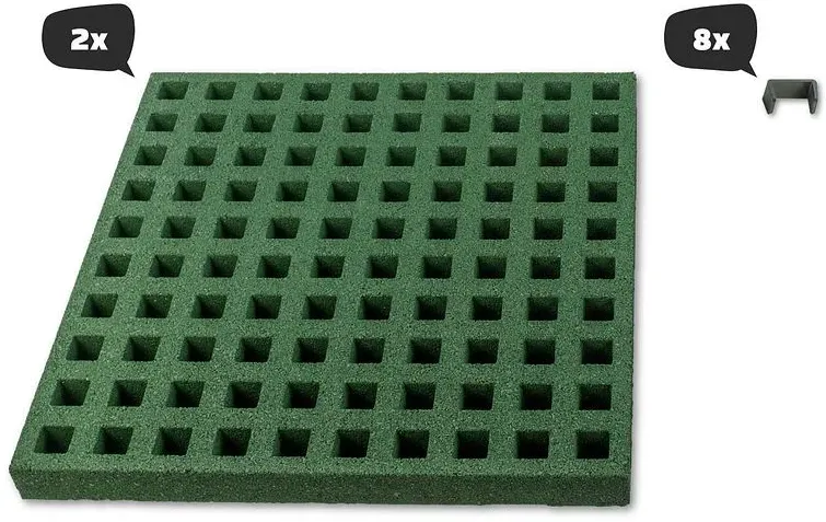 EXIT EXIT quadratische Freezone Sicherheitsplatte 54x54 cm (2er-Set)