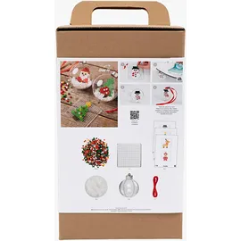 Creativ Company DIY Set Weihnachtskugeln Perlen