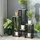 [en.casa] Pflanzregal Rosenholm 6 Ablagen 60 x 30 cm Schwarz