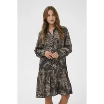 Kaffe Kleid Blusenkleid Braun 42