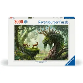 Ravensburger Erwachsenenpuzzle 3000 Teile - Der Walddrache erwacht