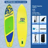 FunWater Stand Up Paddle Board, große Größe, 335 x 85 x 15 cm, aufblasbares Paddelbrett, Surfbrett, Surf-Sup-Board, rutschfestes Paddle-Board