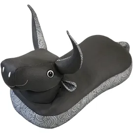 Westmann Sitzsack Schwimmtier Stier Pool Buddy Schwarz