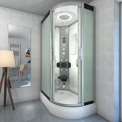 Dampfdusche Sauna Dusche Duschkabine D60-70M2R 80x120 cm ohne 2K Scheiben Versiegelung