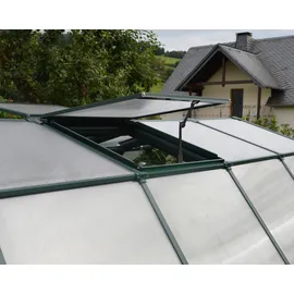 CANOPIA Grand Gardener Gewächshaus Aluminium Grün Polycarbonatplatten 0,8 mm 10,3 m2