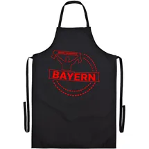 multifanshop Grillschürze - Bayern - Meine Fankurve - Druck rot - Schürze