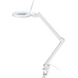 goobay LED-Klemm-Lupenleuchte, 10 W 800 lm, dimmbar, Weiß