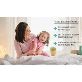 Kids Collective Spannbettlaken Aloe Vera 70 x 140 cm weiß