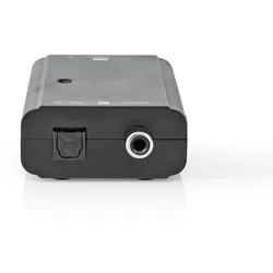 Nedis Digital Audio Converter - 2-way - Connection input: 1x S/PDIF (RCA) Female / 1x TosLink Female - Connection output: 2x RCA Male - ARC - Manual - Black