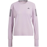 adidas Women's Own The Run Long Sleeve Tee T-Shirt, Preloved Fig, S