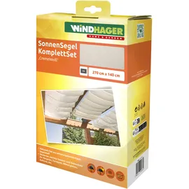 WINDHAGER Sonnensegel Komplett-Set